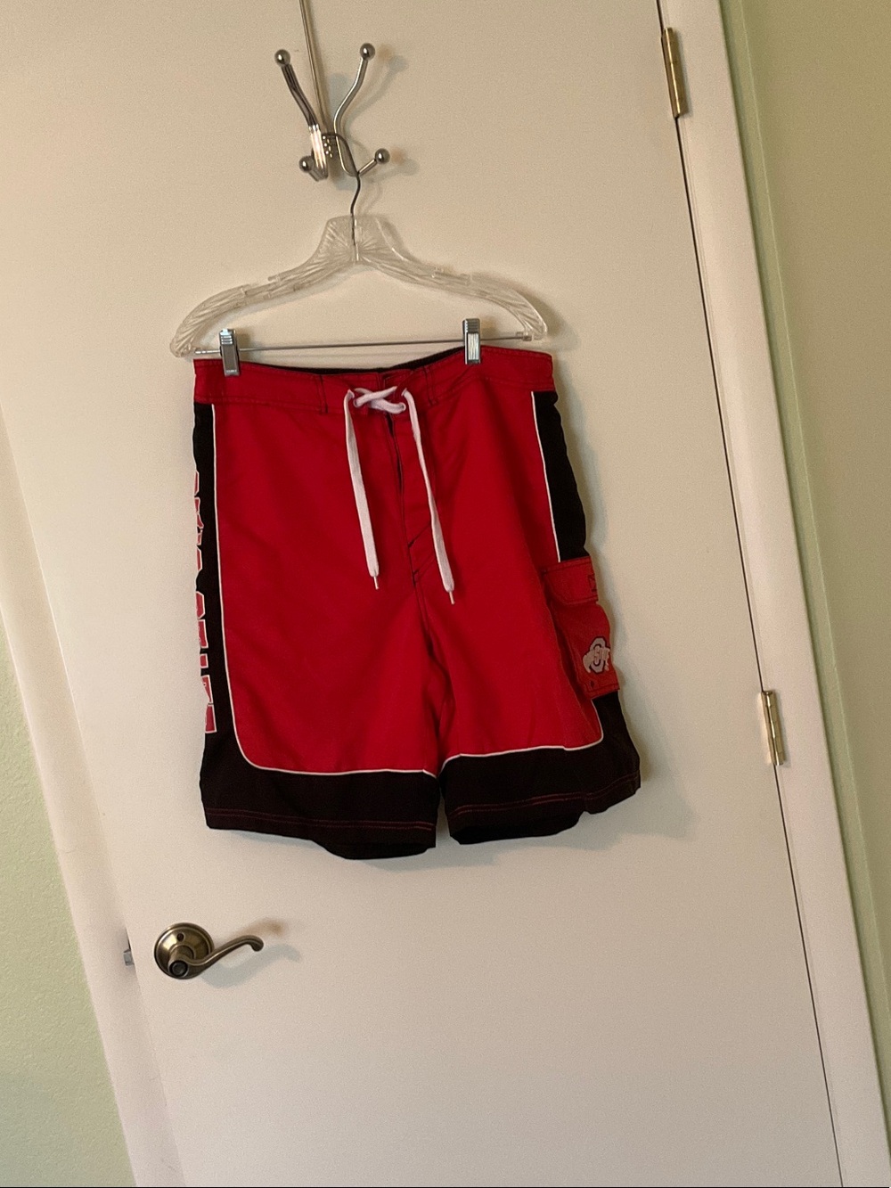 Men’s Size Large Ohio State Lined Swim Trucks, Great Condition!
